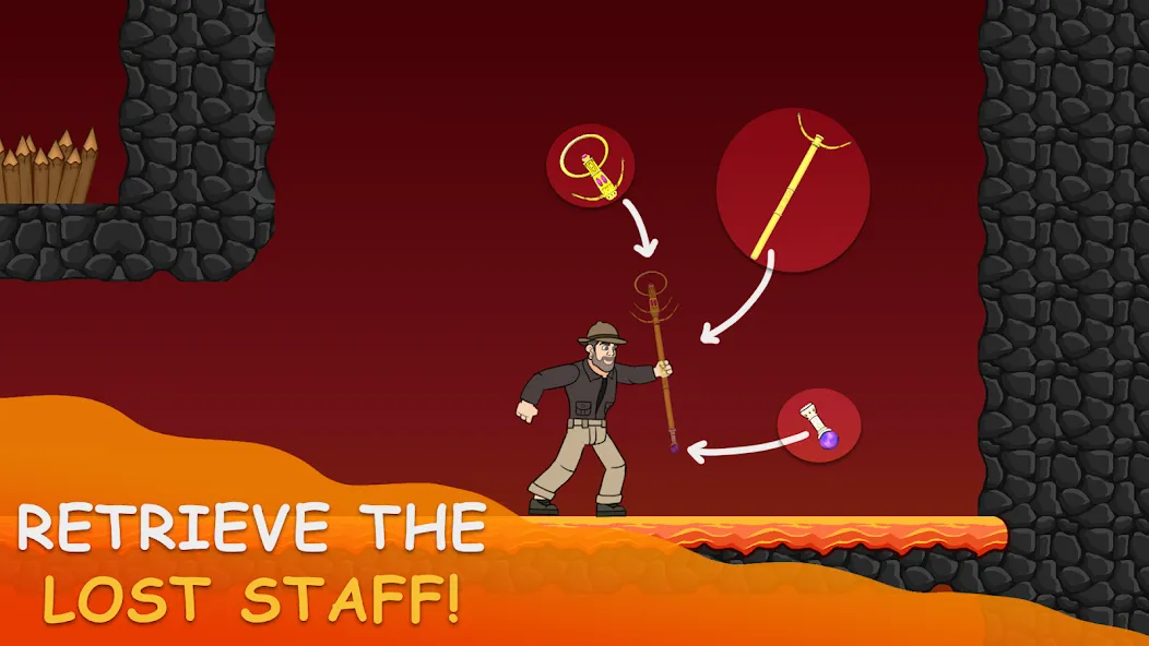 Volcano Escape (Вулканическое бегство)  [МОД Unlimited Money] Screenshot 5