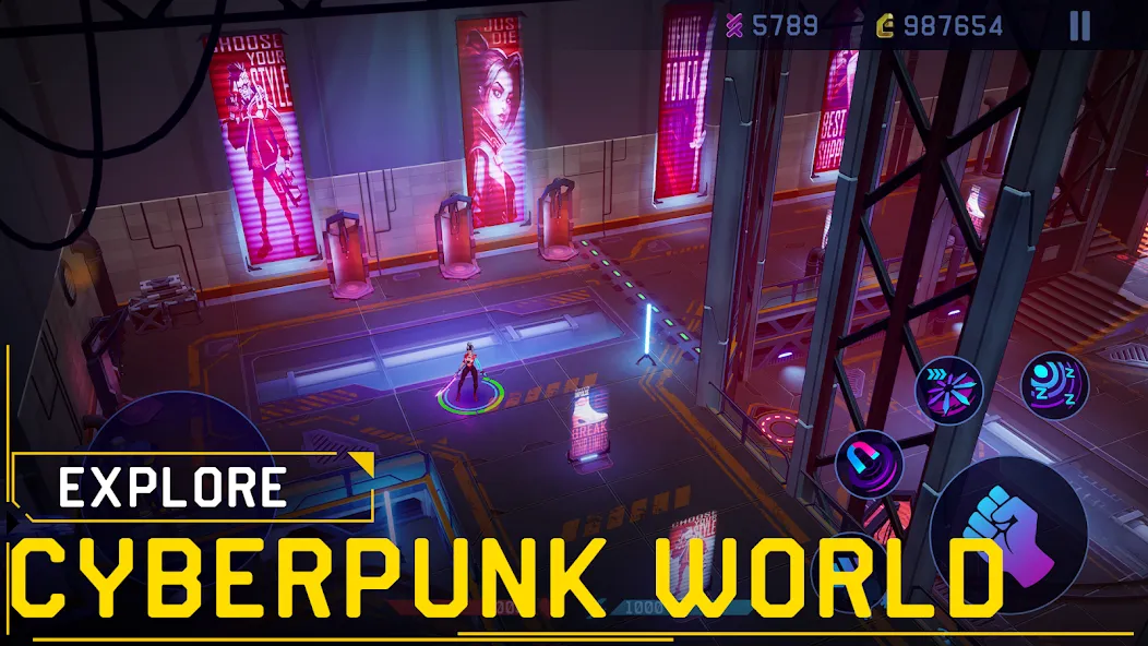 Rush Angel - Cyberpunk RPG (Раш Энджел)  [МОД Все открыто] Screenshot 3