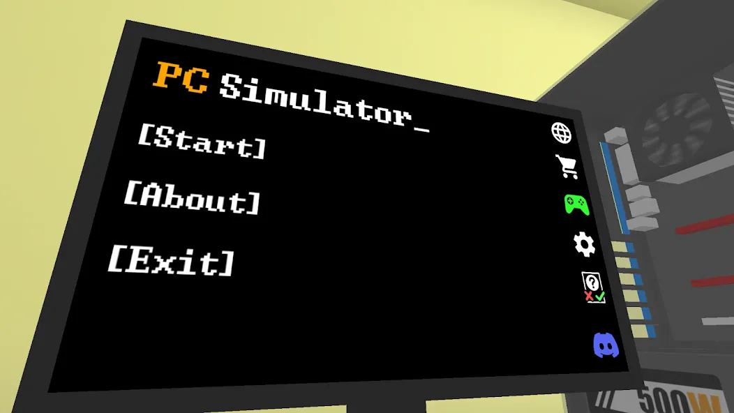 PC Simulator (ПК Симулятор)  [МОД Menu] Screenshot 1