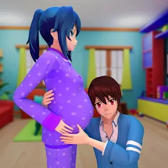 Скачать взлом Pregnant Mother Family Life  [МОД Unlimited Money] - стабильная версия apk на Андроид