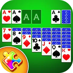 Взлом Solitaire Puzzle : Card Jigsaw (Солитер головоломка)  [МОД Много монет] - последняя версия apk на Андроид