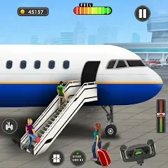 Взломанная Flight Simulator - Plane Games (Флайт Симулятор)  [МОД Много монет] - стабильная версия apk на Андроид