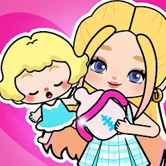 Скачать взломанную Aha World: Baby Care (Аха Ворлд)  [МОД Бесконечные деньги] - полная версия apk на Андроид