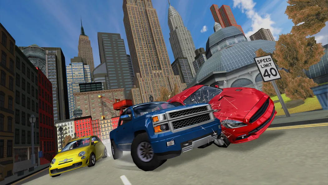 Car Driving Simulator: NY (Симулятор вождения автомобиля)  [МОД Menu] Screenshot 1