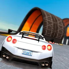 Взлом Car Stunt Races: Mega Ramps (Кар Стант Рейсы)  [МОД Mega Pack] - полная версия apk на Андроид