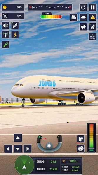 Airplane Game Flight Simulator  [МОД Unlocked] Screenshot 4