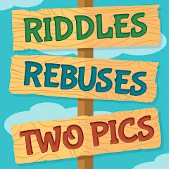 Взломанная Riddles, Rebuses and Two Pics  [МОД Много денег] - стабильная версия apk на Андроид