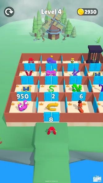 Alphabet Battle: Room Maze (Алфавит батл)  [МОД Unlocked] Screenshot 2