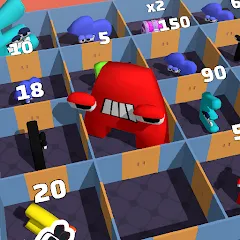 Взлом Alphabet Battle: Room Maze (Алфавит батл)  [МОД Unlocked] - стабильная версия apk на Андроид