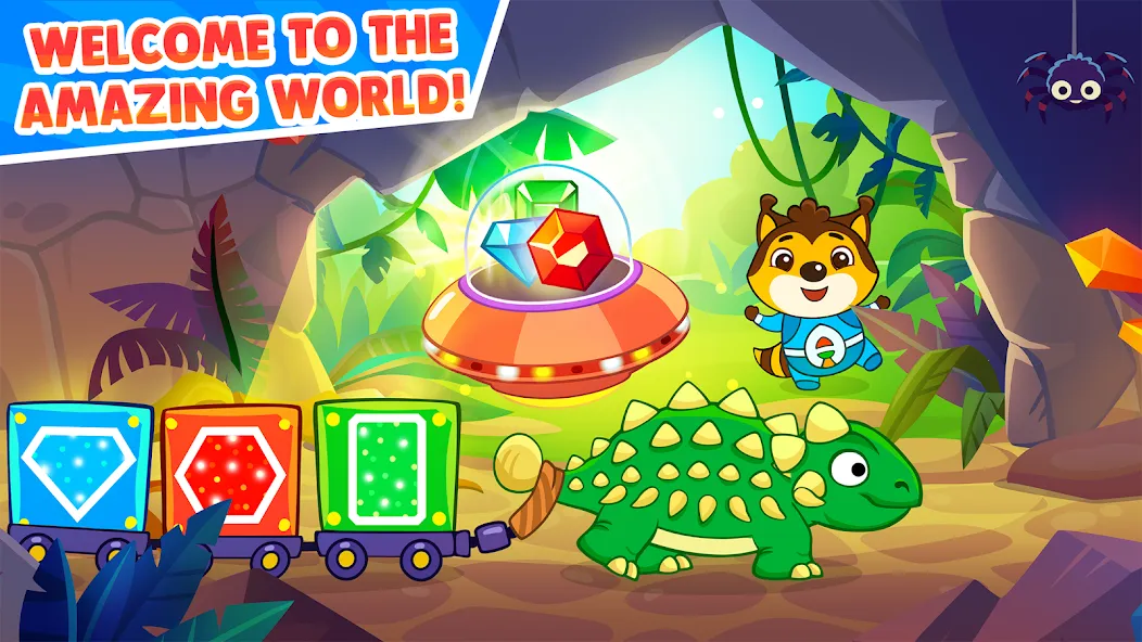 Dinosaur games for toddlers  [МОД Много денег] Screenshot 1