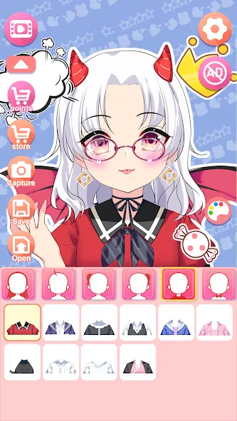 Viya Avatar Maker:emoji (Вия Аватар Мейкер)  [МОД Бесконечные монеты] Screenshot 1