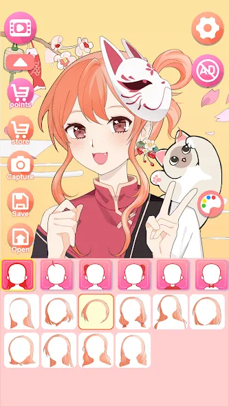 Viya Avatar Maker:emoji (Вия Аватар Мейкер)  [МОД Бесконечные монеты] Screenshot 3