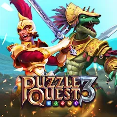 Взломанная Puzzle Quest 3 - Match 3 RPG (Пазл Квест 3)  [МОД Много денег] - последняя версия apk на Андроид