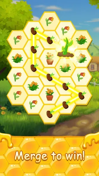 Honey Bottles - merge puzzle (Хани Ботлс)  [МОД Меню] Screenshot 2