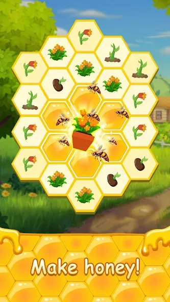 Honey Bottles - merge puzzle (Хани Ботлс)  [МОД Меню] Screenshot 3