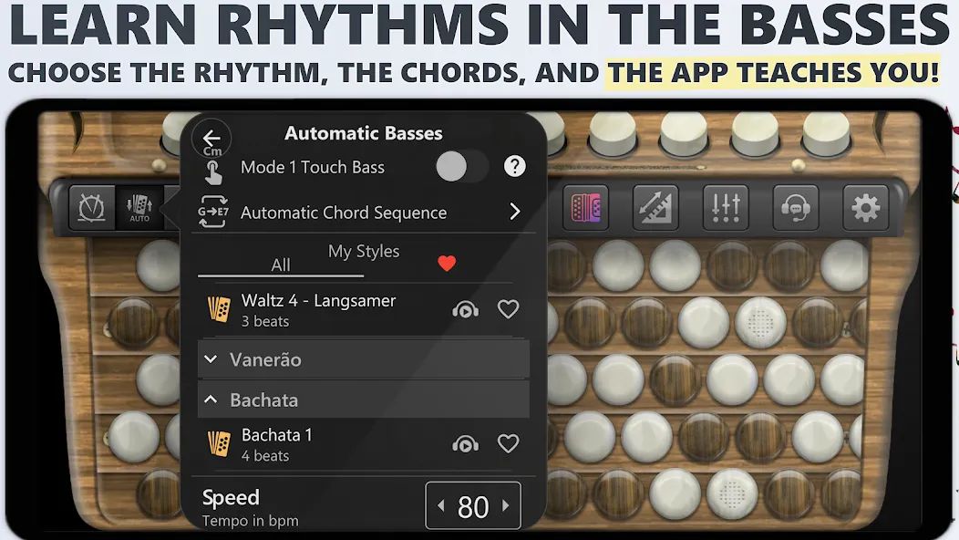 Accordion Chromatic Button (Аккордеон с хроматическими кнопками)  [МОД Меню] Screenshot 4