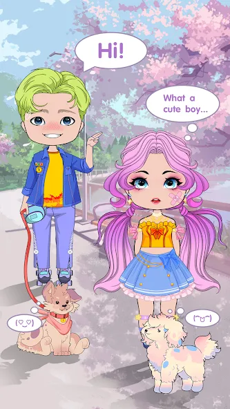 Chibi Doll Dress Up Games  [МОД Unlocked] Screenshot 5