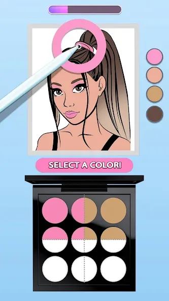 Makeup Kit - Color Mixing  [МОД Меню] Screenshot 2