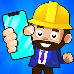 Скачать взлом Idle Smartphone Tycoon Factory (Смартфон Фабрика Айдл Тайкун)  [МОД Unlocked] - стабильная версия apk на Андроид