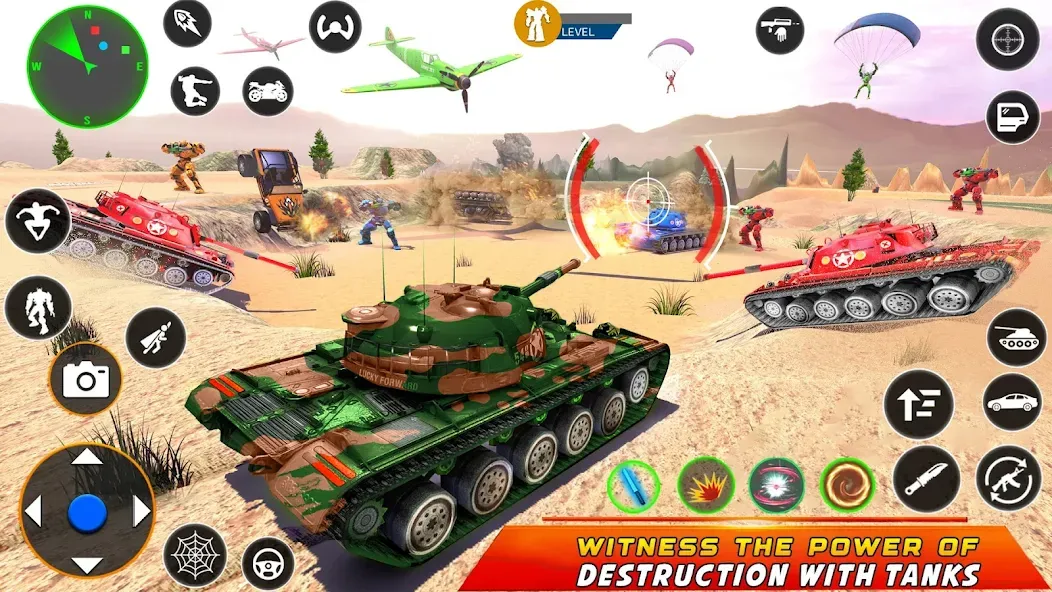 Army Bus Robot Car Game 3d  [МОД Меню] Screenshot 3