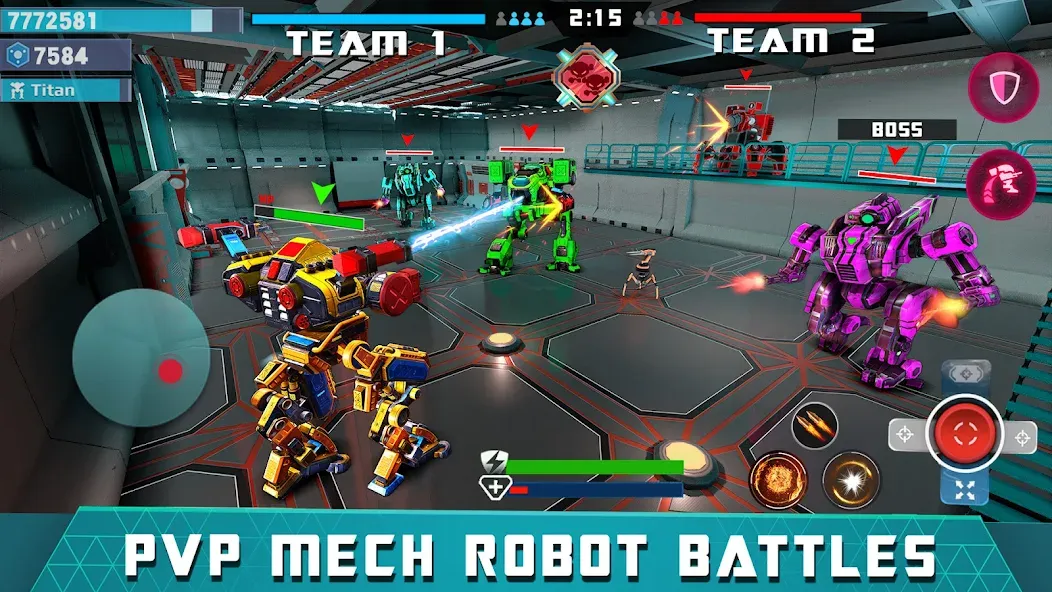 Mech Robot Wars - Multi Robot  [МОД Mega Pack] Screenshot 5