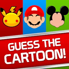 Взлом Guess the Cartoon Character (Догадайтесь кто из мультяшного персонажа)  [МОД Много монет] - стабильная версия apk на Андроид