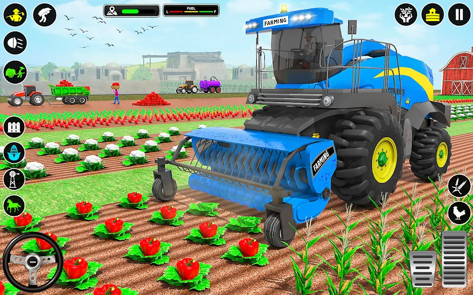 Tractor Farming: Tractor Games (Тракторное хозяйство)  [МОД Бесконечные монеты] Screenshot 2