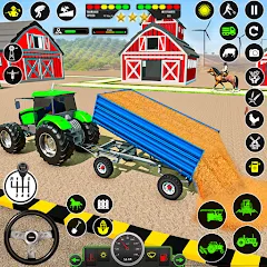 Взломанная Tractor Farming: Tractor Games (Тракторное хозяйство)  [МОД Бесконечные монеты] - полная версия apk на Андроид