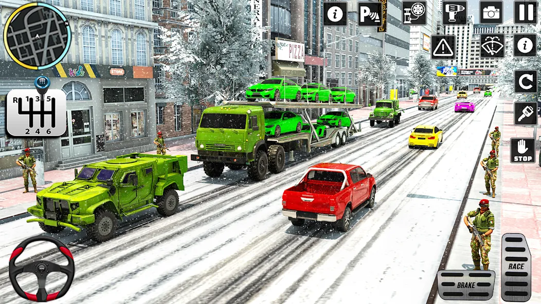 US Army Games Truck Transport (Армейские военные транспортные игры)  [МОД Все открыто] Screenshot 5