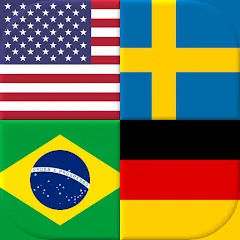 Взломанная Flags of All World Countries  [МОД Много денег] - последняя версия apk на Андроид