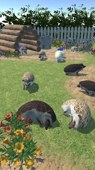 Hedgehog Friends (Хеджхог Френдс)  [МОД Unlimited Money] Screenshot 1