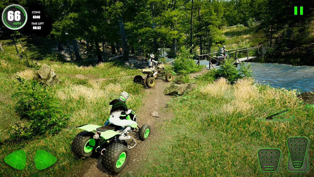 Atv Car Games Bike Offroad 4x4 (ЭиТиВи)  [МОД Много монет] Screenshot 2