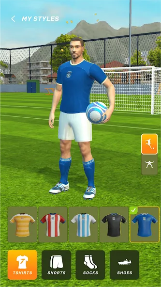 Football World - Real People (Футбол Ворлд)  [МОД Все открыто] Screenshot 5