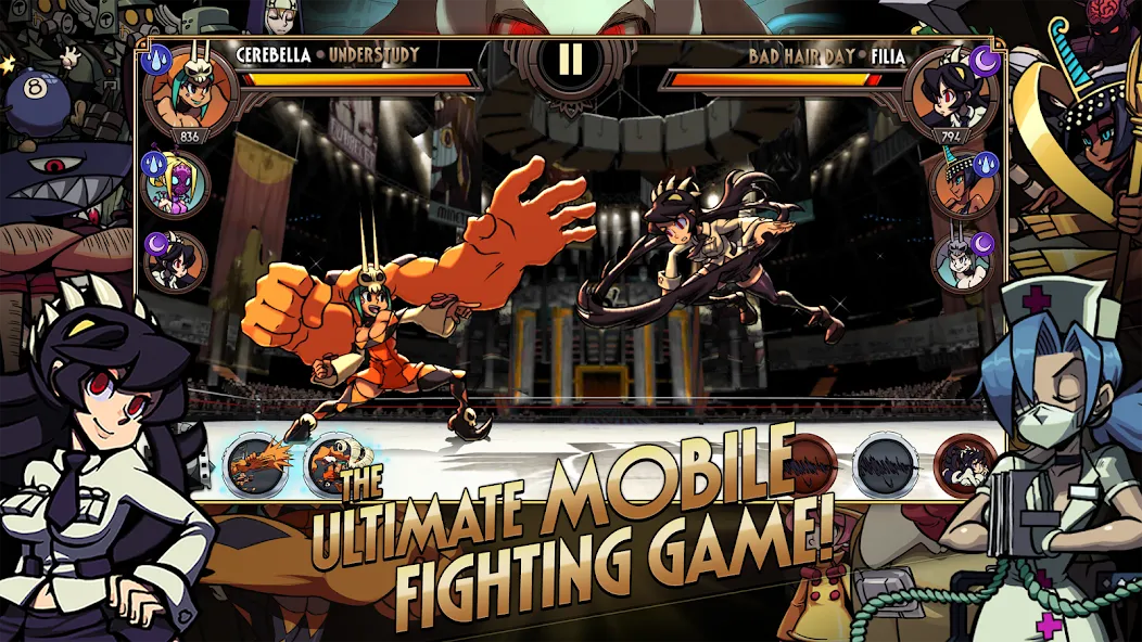 Skullgirls: Fighting RPG (Скулгрлз)  [МОД Бесконечные деньги] Screenshot 1