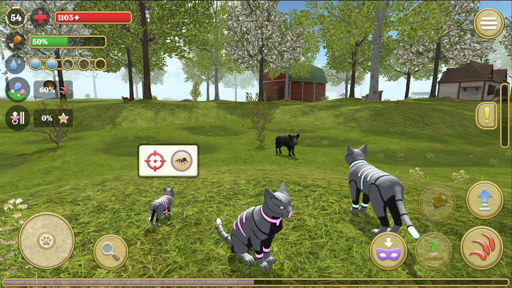 Cat Simulator : Kitties Family  [МОД Меню] Screenshot 5