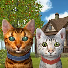 Скачать взломанную Cat Simulator : Kitties Family  [МОД Меню] - полная версия apk на Андроид