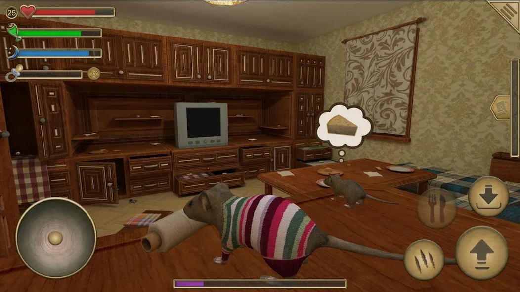 Mouse Simulator :  Forest Home  [МОД Много монет] Screenshot 2