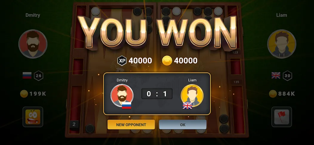 Backgammon Champs - Board Game (Бэкгаммон Чемпс)  [МОД Unlocked] Screenshot 4