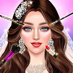 Скачать взломанную Dress Up Fashion: Makeup Games  [МОД Бесконечные деньги] - полная версия apk на Андроид