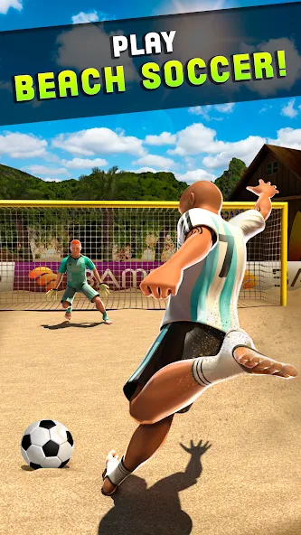 Shoot Goal - Beach Soccer Game (Шут)  [МОД Menu] Screenshot 4