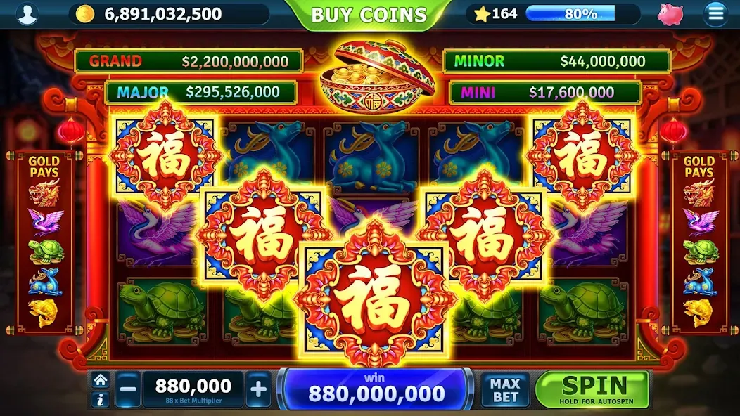 Slots of Vegas (Слоты Вегаса)  [МОД Много монет] Screenshot 1