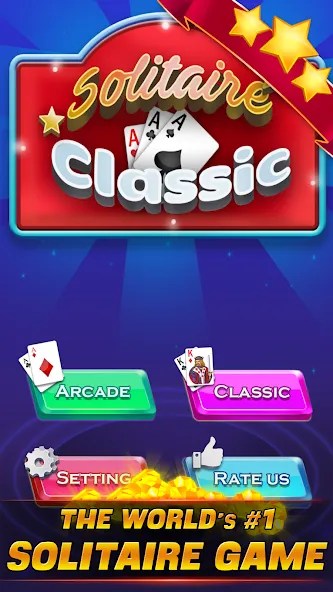 Solitaire Classic (Солитер Классик)  [МОД Бесконечные монеты] Screenshot 5