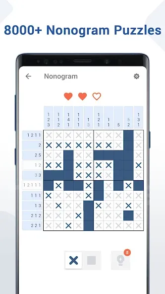 Nonogram - Fun Logic Puzzle (Нонограмма)  [МОД Menu] Screenshot 2