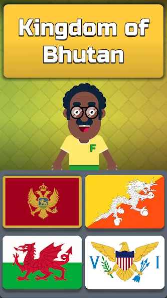 Geography: Flags Quiz Game  [МОД Unlocked] Screenshot 3