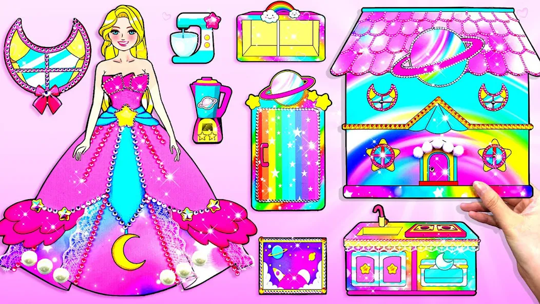 Doll Dress Up Makeup Girl Game (Чиби кукла одевает девушку игры)  [МОД Menu] Screenshot 5