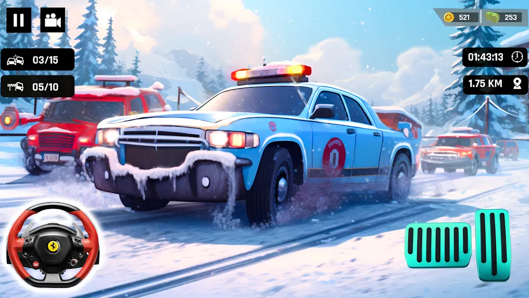 Police Car Kids Driving Game (Кидс Полис Геймс)  [МОД Mega Pack] Screenshot 3