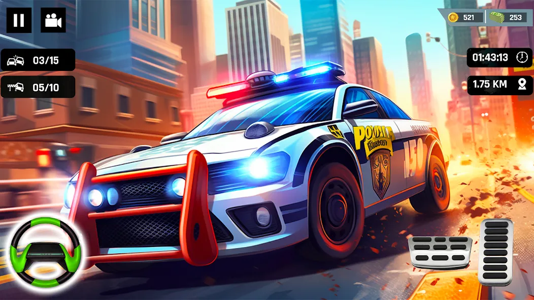 Police Car Kids Driving Game (Кидс Полис Геймс)  [МОД Mega Pack] Screenshot 5