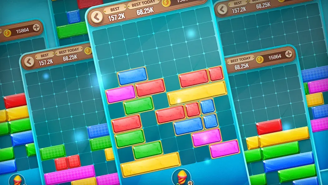 Block Crush - Puzzle Game  [МОД Бесконечные деньги] Screenshot 3