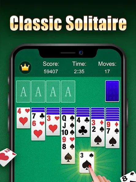 Solitaire  [МОД Много денег] Screenshot 5