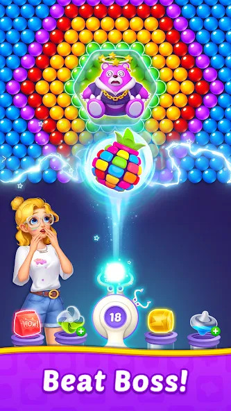 Bubble Shooter Home  [МОД Бесконечные монеты] Screenshot 3